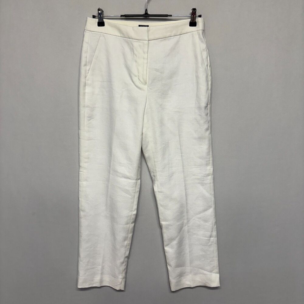 NWT J. Crew Women Kate Straight Leg Linen Blend Pants Size 6 SP23 D128 -9